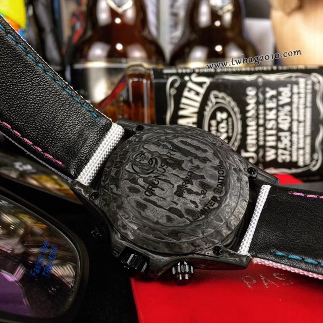 勞力士複刻手錶 Rolex迪通拿系列男表 WWF Factory新品推薦 碳纖花紋Rolex高端男士腕表  gjs2310
